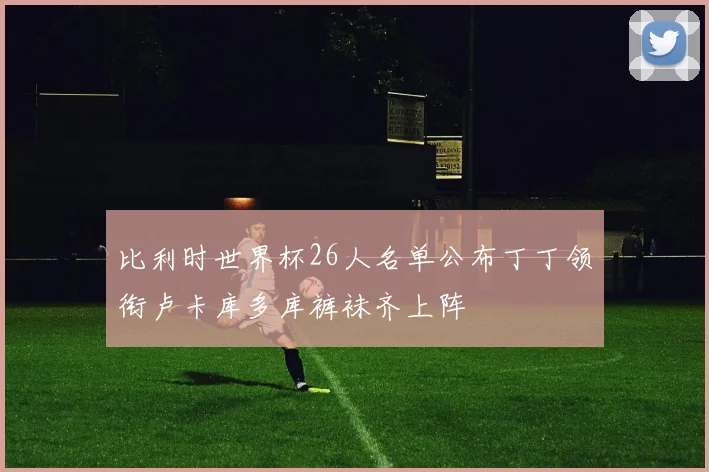 比利时世界杯26人名单公布丁丁领衔卢卡库多库裤袜齐上阵